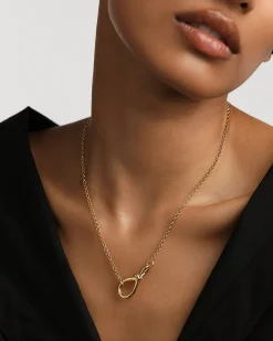 Collares De Cadena-PDPAOLA Collar Cadena Stacker Clasp