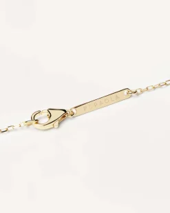 Joyas Con Diamantes|Collares Solitarios-PDPAOLA Collar de Diamantes y oro Solitaire Medium