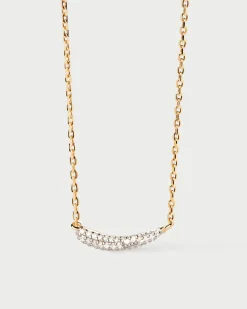 Joyas Con Diamantes|Joyas De Oro 18K-PDPAOLA Collar de diamantes y oro Nilo