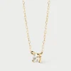 Joyas Con Diamantes|Joyas De Oro 18K-PDPAOLA Collar de Diamantes y oro Solitaire Mini