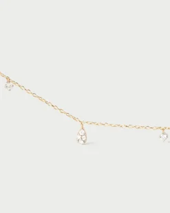 Joyas Con Diamantes|Joyas De Oro 18K-PDPAOLA Collar de diamantes y oro Sandy