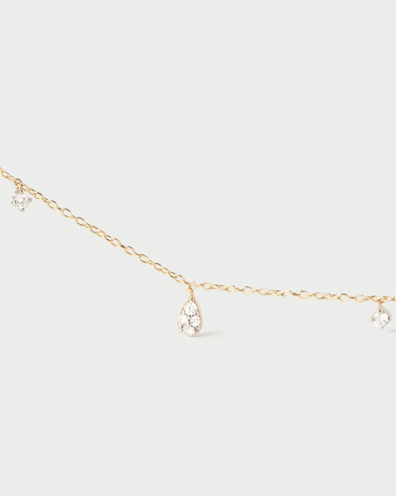 Joyas Con Diamantes|Joyas De Oro 18K-PDPAOLA Collar de diamantes y oro Sandy