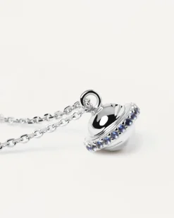 Collares De Plata|Rebajas Collares-PDPAOLA Collar de plata Saturn Trip