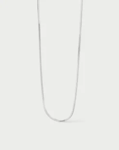 Collares Básicos|Collares De Cadena-PDPAOLA Collar de Plata Snake