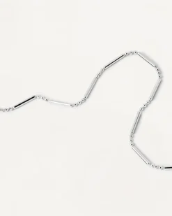 Collares Básicos|Collares De Cadena-PDPAOLA Collar de Plata Valeria