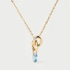 Collares Solitarios|Collares Básicos-PDPAOLA Collar Lily azul