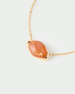 Collares Básicos|Collares Con Piedras Semipreciosas-PDPAOLA Collar piedra solar Bay