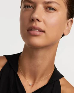 Joyas Con Diamantes|Joyas De Oro 18K-PDPAOLA Collar solitario de diamantes y oro Heart