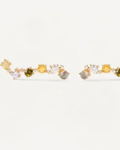 Pendientes Con Piedras Semipreciosas|Pendientes De Oro-PDPAOLA Pendientes April