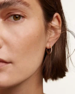Joyas Con Diamantes|Aros-PDPAOLA Pendientes de Diamantes y oro Eternity Medium