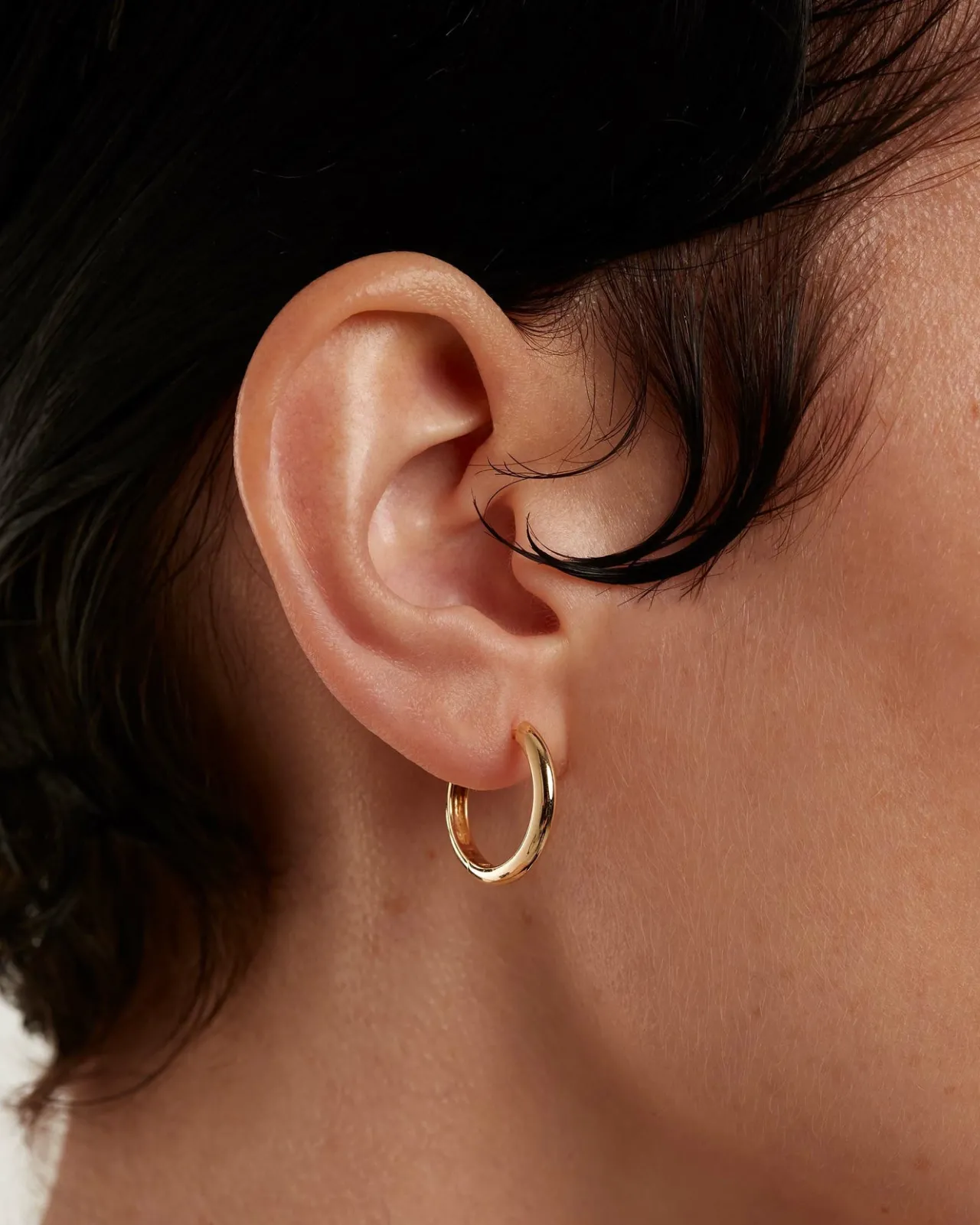 Aros|Pendientes De Alta Joyería-PDPAOLA Pendientes de oro Bold Medium