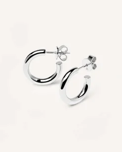 Pendientes Básicos|Aros-PDPAOLA Pendientes de plata Medium Cloud
