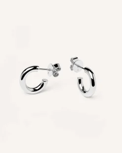 Pendientes Básicos|Aros-PDPAOLA Pendientes de plata Mini Cloud