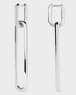 Pendientes Básicos|Pendientes De Plata-PDPAOLA Pendientes largos de plata Rodeo