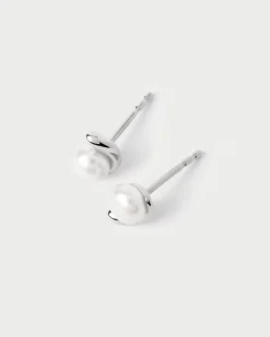 Pendientes Básicos|Pendientes Stud-PDPAOLA Pendientes stud de plata La Perla Mini