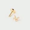 Joyas Con Diamantes|Joyas De Oro 18K-PDPAOLA Piercing oreja de Diamantes Y oro Nolita
