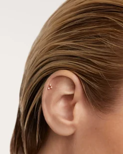 Joyas Con Diamantes|Joyas De Oro 18K-PDPAOLA Piercing oreja de Diamantes Y oro Nolita