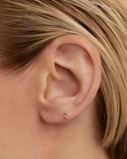 Joyas Con Diamantes|Joyas De Oro 18K-PDPAOLA Piercing oreja de Diamantes Y oro Blake