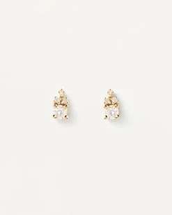 Joyas Con Diamantes|Joyas De Oro 18K-PDPAOLA Piercing oreja de Diamantes Y oro Chelsea