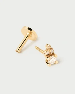 Joyas Con Diamantes|Joyas De Oro 18K-PDPAOLA Piercing oreja de Diamantes Y oro Chelsea