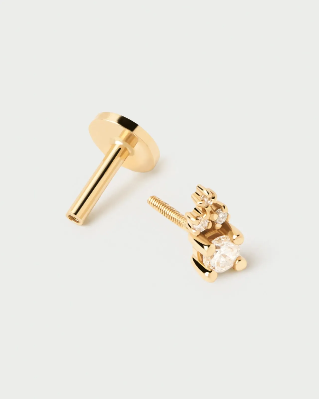 Joyas Con Diamantes|Joyas De Oro 18K-PDPAOLA Piercing oreja de Diamantes Y oro Chelsea