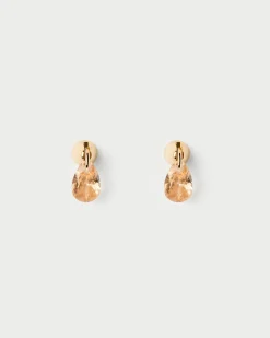 Pendientes Rosca Individuales|Pendientes Individuales-PDPAOLA Piercing oreja Lily melocotón