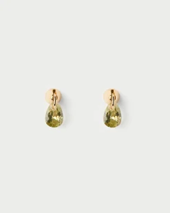 Pendientes Rosca Individuales|Pendientes Individuales-PDPAOLA Piercing oreja Lily verde