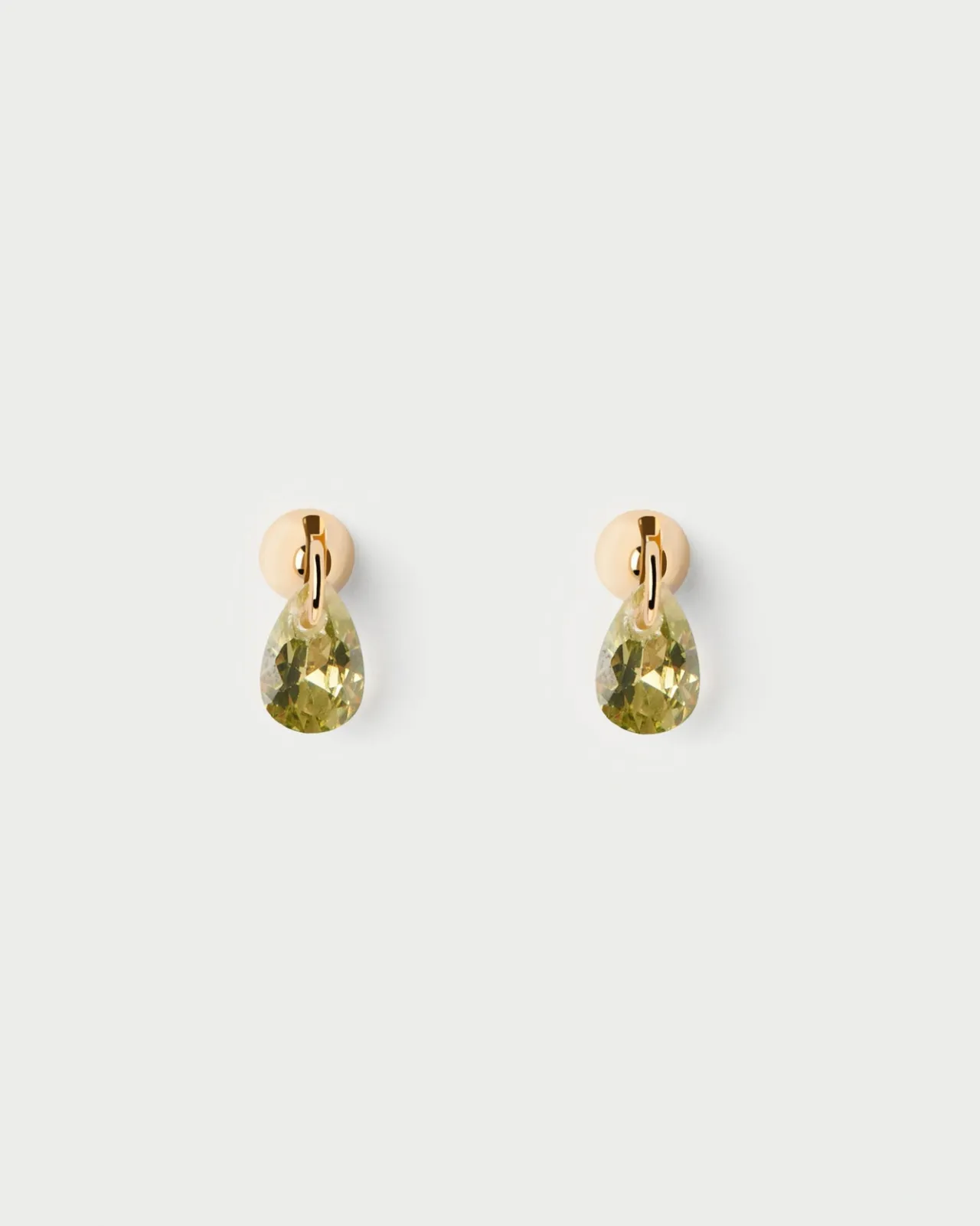 Pendientes Rosca Individuales|Pendientes Individuales-PDPAOLA Piercing oreja Lily verde