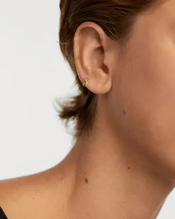 Pendientes Rosca Individuales|Pendientes Individuales-PDPAOLA Piercing oreja Lily verde