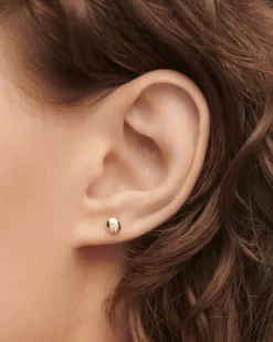 Pendientes Rosca Individuales|Pendientes Individuales-PDPAOLA Piercing oreja stud Sand