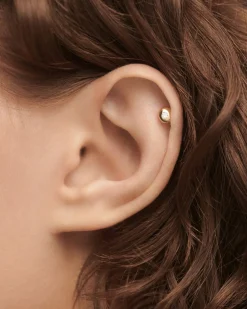 Pendientes Rosca Individuales|Pendientes Individuales-PDPAOLA Piercing oreja stud Sand