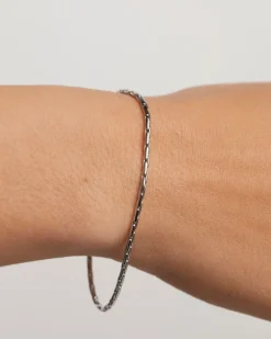 Pulseras Básicas|Pulseras De Cadena-PDPAOLA Pulsera Cadena de Plata Boston