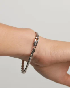Pulseras Básicas|Pulseras De Cadena-PDPAOLA Pulsera Cadena de Plata Large Serpentine