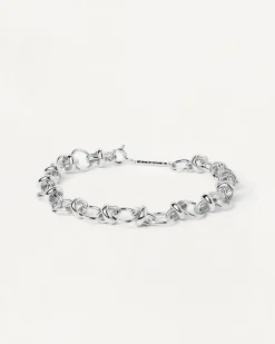 Pulseras De Cadena|Pulseras De Plata-PDPAOLA Pulsera Cadena de Plata Meraki