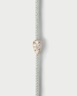 Joyas Con Diamantes|Joyas De Oro 18K-PDPAOLA Pulsera de diamantes y cordón Isa