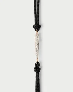 Joyas Con Diamantes|Joyas De Oro 18K-PDPAOLA Pulsera de diamantes y cordón Nina