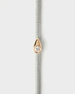 Joyas Con Diamantes|Joyas De Oro 18K-PDPAOLA Pulsera de diamantes y cordón Lia