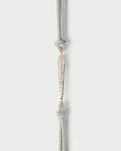 Joyas Con Diamantes|Joyas De Oro 18K-PDPAOLA Pulsera de diamantes y cordón Nina