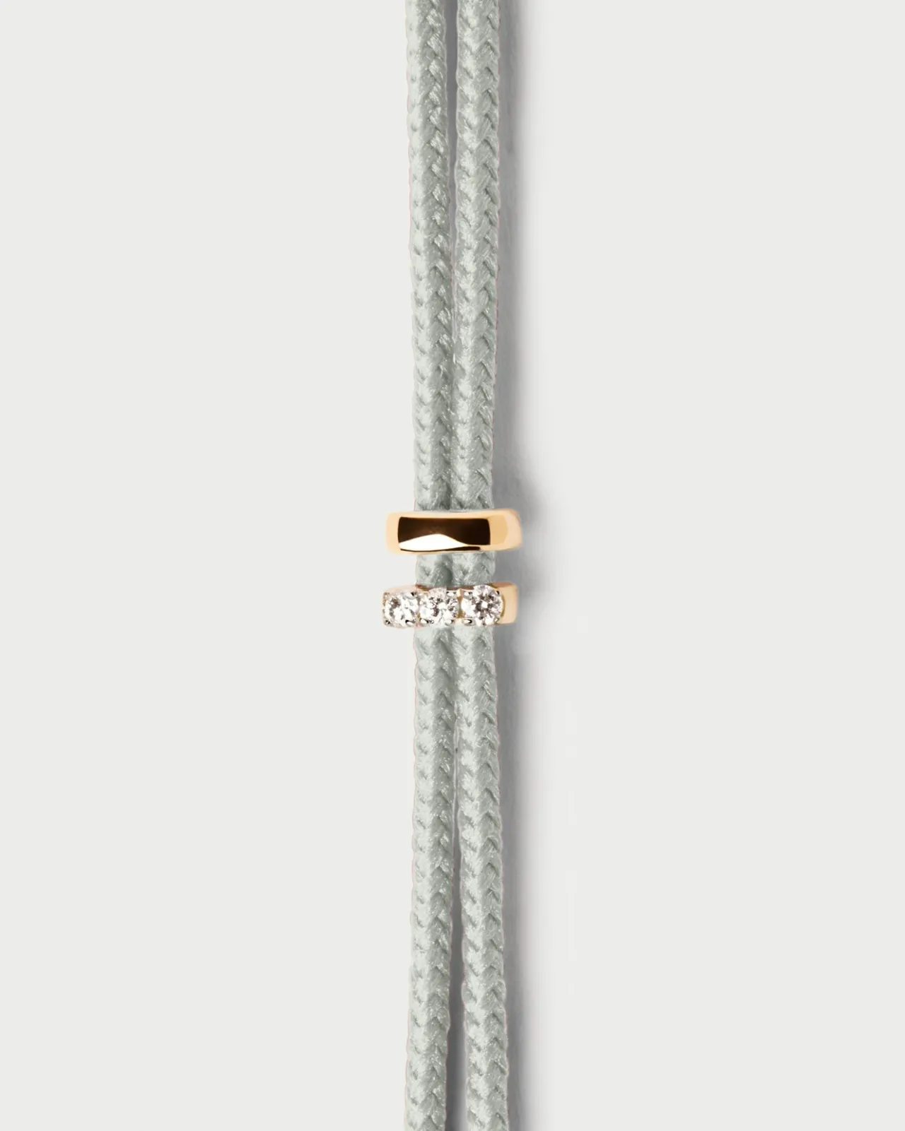 Joyas Con Diamantes|Joyas De Oro 18K-PDPAOLA Pulsera de diamantes y cordón Amy