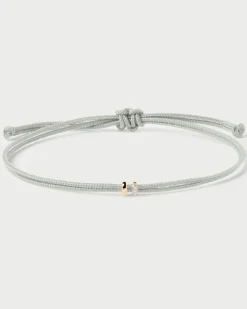 Joyas Con Diamantes|Joyas De Oro 18K-PDPAOLA Pulsera de diamantes y cordón Amy