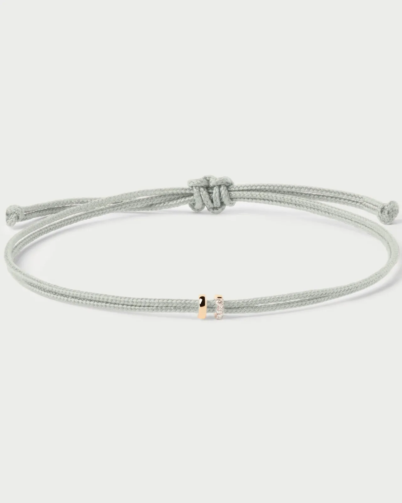 Joyas Con Diamantes|Joyas De Oro 18K-PDPAOLA Pulsera de diamantes y cordón Amy