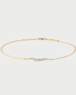 Joyas Con Diamantes|Joyas De Oro 18K-PDPAOLA Pulsera de diamantes y oro Nilo