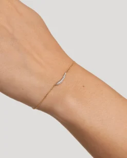 Joyas Con Diamantes|Joyas De Oro 18K-PDPAOLA Pulsera de diamantes y oro Nilo