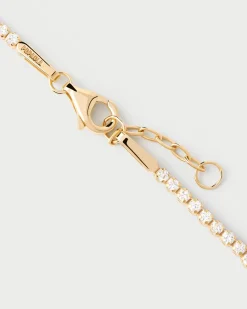 Joyas Con Diamantes|Joyas De Oro 18K-PDPAOLA Pulsera de diamantes y oro Tennis