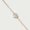 Joyas Con Diamantes|Joyas De Oro 18K-PDPAOLA Pulsera de diamantes y oro Heart