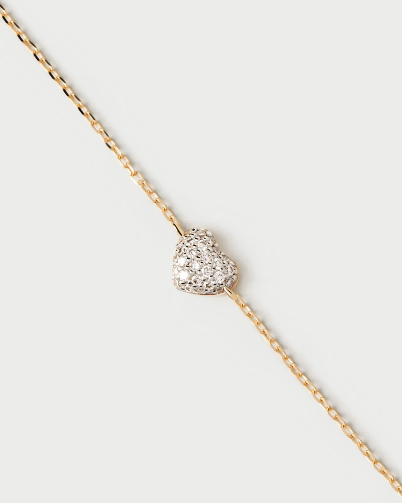 Joyas Con Diamantes|Joyas De Oro 18K-PDPAOLA Pulsera de diamantes y oro Heart