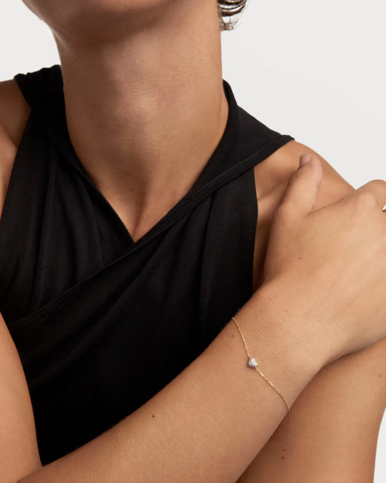 Joyas Con Diamantes|Joyas De Oro 18K-PDPAOLA Pulsera de diamantes y oro Heart