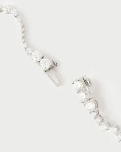 Joyas Con Diamantes|Joyas De Oro Blanco 18K-PDPAOLA Pulsera de diamantes y oro blanco Venus