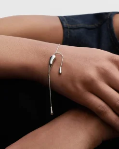 Pulseras Básicas|Pulseras De Cadena-PDPAOLA Pulsera deslizante de plata Rodeo