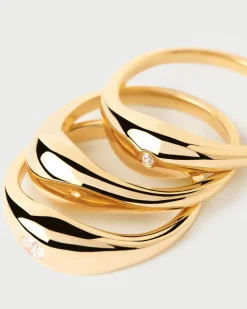 Anillos Grandes|Anillos Básicos-PDPAOLA Set De Anillos Sugar